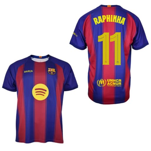 Barcelona mez felső szurkolói HOME gyerek 2025-26 - RAPHINHA