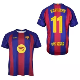   Barcelona mez felső szurkolói HOME gyerek 2025-26 - RAPHINHA