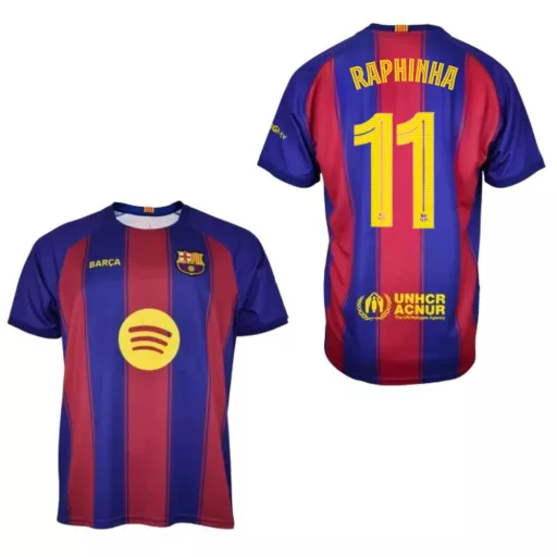 Barcelona mez felső szurkolói HOME felnőtt 2025-26 - RAPHINHA