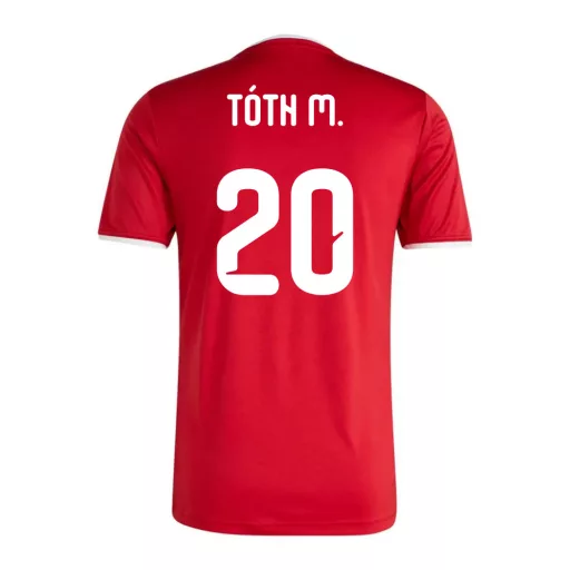 Magyarország mez felső szurkolói Adidas piros felnőtt - TÓTH M.
