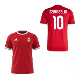   Magyarország mez felső szurkolói Adidas piros felnőtt - SZOBOSZLAI 