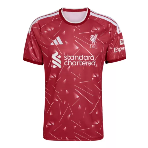 Liverpool mez felső gyerek Adidas Home 2026-27 Szoboszlai 8 Premier League betűtípus