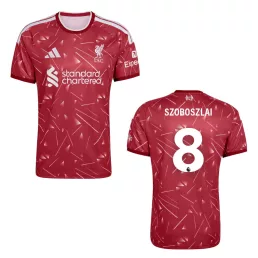   Liverpool mez felső felnőtt Adidas Home 2026-27 Szoboszlai 8 Premier League betűtípus