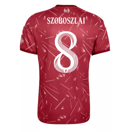 Liverpool mez felső felnőtt Adidas Home 2026-27 Szoboszlai 8 Liverpool betűtípus