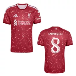   Liverpool mez felső felnőtt Adidas Home 2026-27 Szoboszlai 8 Liverpool betűtípus