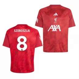   Liverpool mez felső felnőtt Adidas AXA 2026-27 Szoboszlai 8 Premier League betűtípus