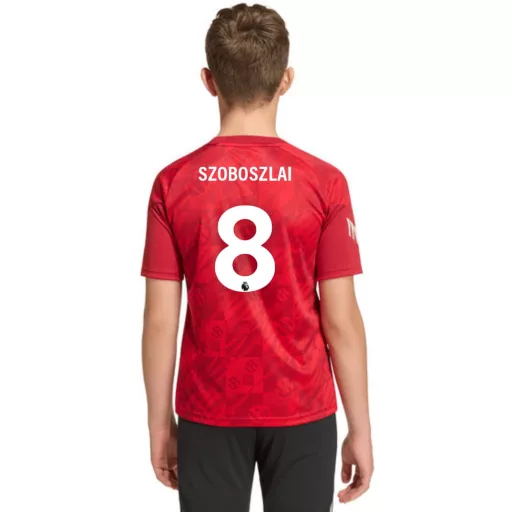 Liverpool mez felső felnőtt Adidas AXA 2026-27 Szoboszlai 8 Premier League betűtípus
