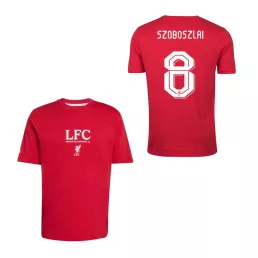 Liverpool póló felnőtt Adidas pamut LFC - Szoboszlai 8