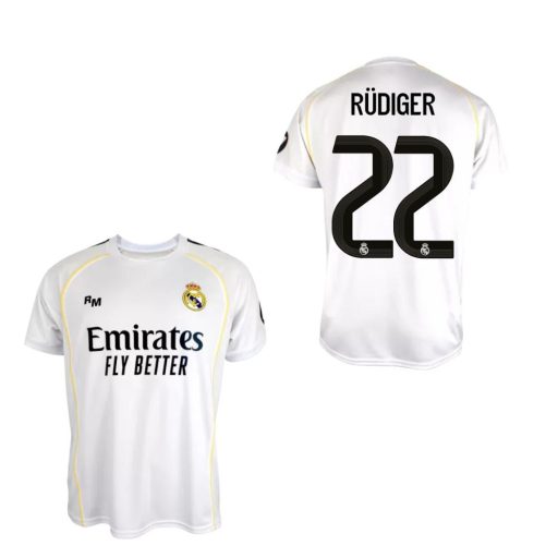 Real Madrid mez felső szurkolói Home felnőtt 2025-26 - RÜDIGER 22