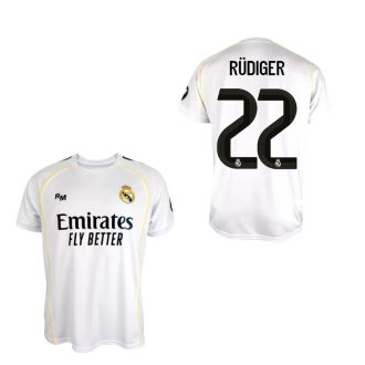   Real Madrid mez felső szurkolói Home felnőtt 2025-26 - RÜDIGER 22