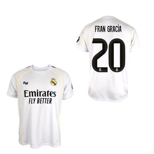 Real Madrid mez felső szurkolói gyerek Home 2025-26 - FRAN GARCÍA 20