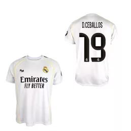   Real Madrid mez felső szurkolói gyerek Home 2025-26 - D. CEBALLOS 19