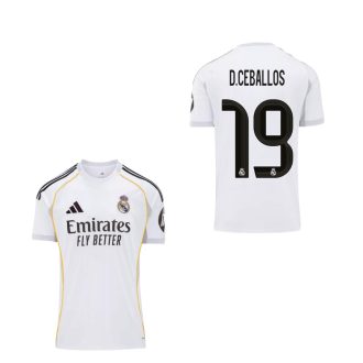   Real Madrid mez felső Adidas HOME gyerek 2025-26 - D. CEBALLOS 19