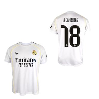   Real Madrid mez felső szurkolói Home felnőtt 2025-26 - A. CARRERAS 18
