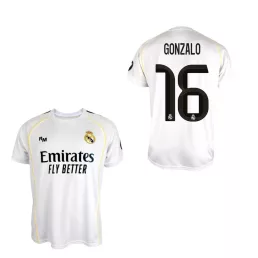   Real Madrid mez felső szurkolói gyerek Home 2025-26 - GONZALO 16