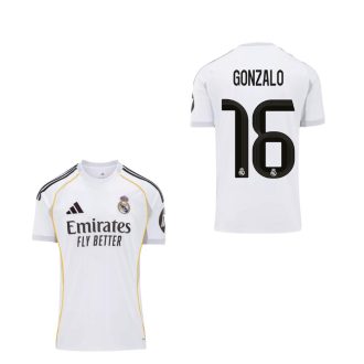   Real Madrid mez felső Adidas HOME gyerek 2025-26 - GONZALO 16