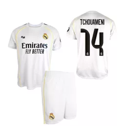   Real Madrid mez garnitúra gyerek szurkolói 2025-26 - TCHOUAMENI 14