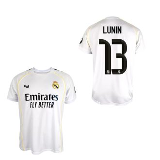   Real Madrid mez felső szurkolói gyerek Home 2025-26 - LUNIN 13
