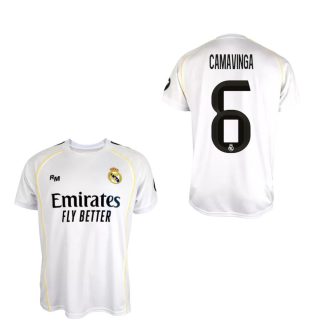   Real Madrid mez felső szurkolói gyerek Home 2025-26 - CAMAVINGA 6