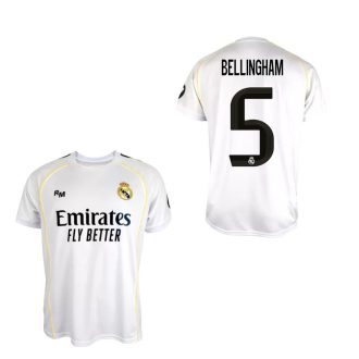   Real Madrid mez felső szurkolói gyerek Home 2025-26 - BELLINGHAM 5