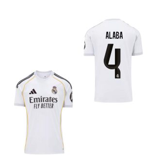 Real Madrid mez felső Adidas HOME gyerek 2025-26 - ALABA 4