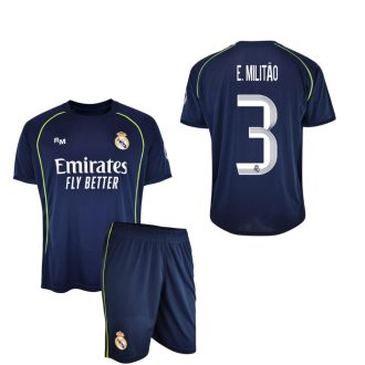   Real Madrid mez garnitúra gyerek szurkolói AWAY 2025-26 - E. MILITÃO 3