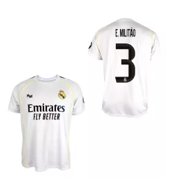   Real Madrid mez felső szurkolói gyerek Home 2025-26 - E. MILITÃO 3