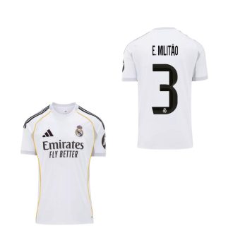   Real Madrid mez felső Adidas HOME felnőtt 2025-26 - E. MILITÃO 3
