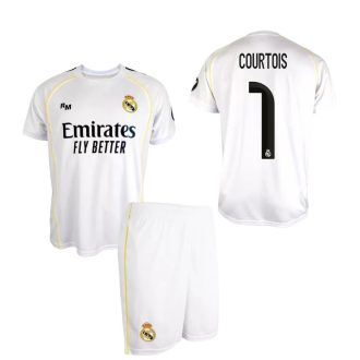   Real Madrid mez garnitúra gyerek szurkolói 2025-26 - COURTOIS 1