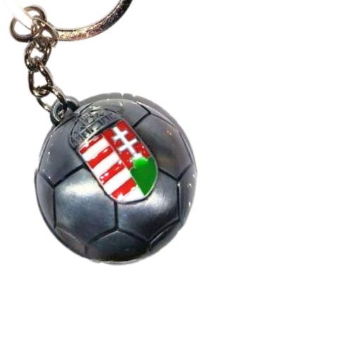 Magyarország kulcstartó focilabda ezüst
