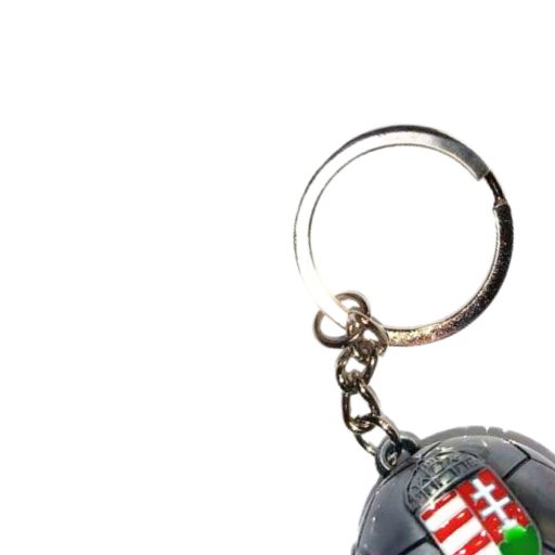 Magyarország kulcstartó focilabda ezüst