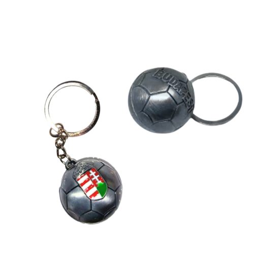 Magyarország kulcstartó focilabda ezüst