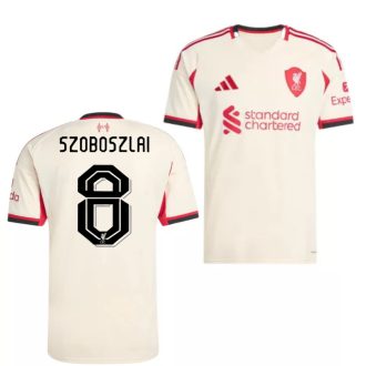   Liverpool mez felső gyerek Adidas Away 2025/26 - Szoboszlai 8