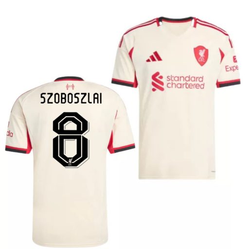 Liverpool mez felső felnőtt Adidas Away 2025/26 - Szoboszlai 8