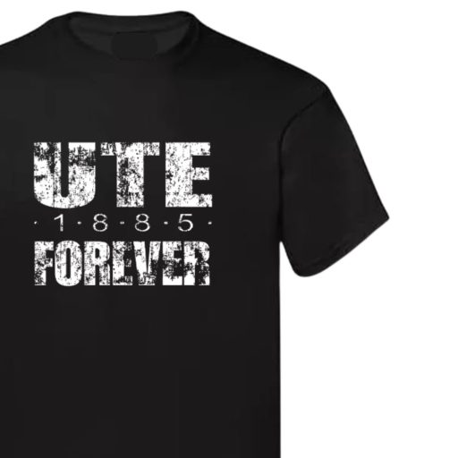 UTE szurkolói póló felnőtt fekete FOREVER