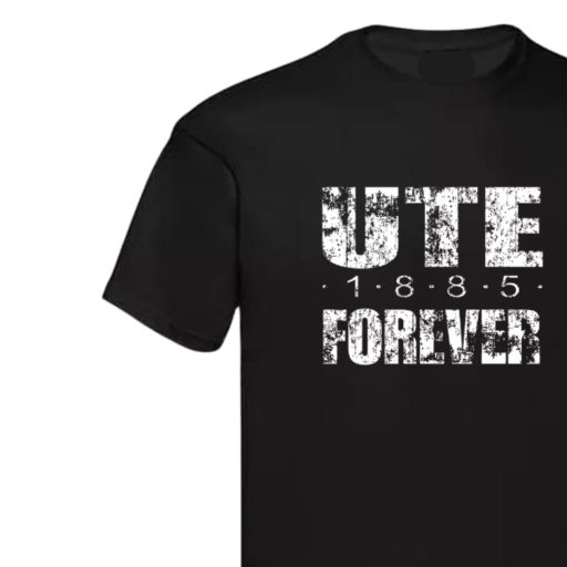 UTE szurkolói póló felnőtt fekete FOREVER