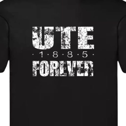 UTE szurkolói póló felnőtt fekete FOREVER