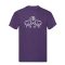 UTE szurkolói póló felnőtt  lila öklös