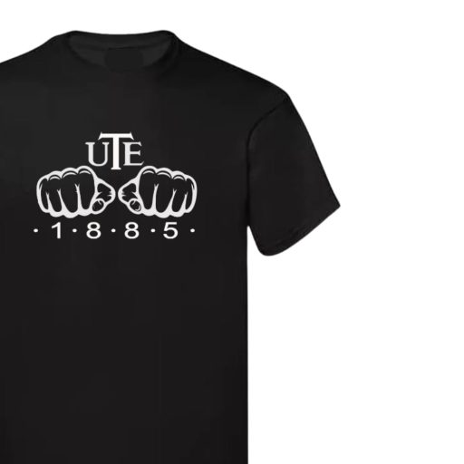UTE szurkolói póló felnőtt fekete öklös
