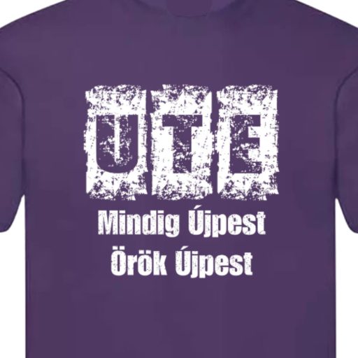 UTE szurkolói póló felnőtt  lila Mindig Újpest, Örök Újpest