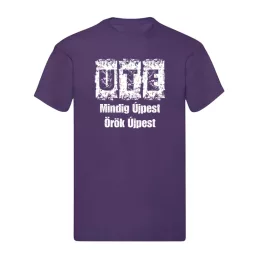 UTE póló felnőtt  lila Mindig Újpest, Örök Újpest