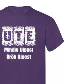 UTE póló felnőtt  lila Mindig Újpest, Örök Újpest