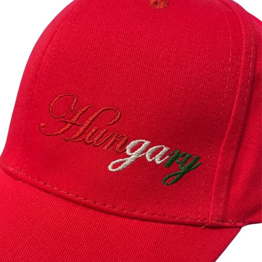 Magyarország baseball sapka női kalocsai piros