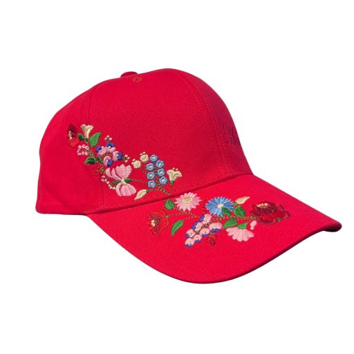 Magyarország baseball sapka női kalocsai piros