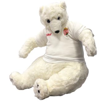 Magyarország plüss jegesmedve 70 cm