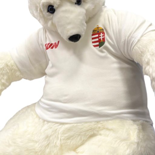 Magyarország plüss jegesmedve 70 cm