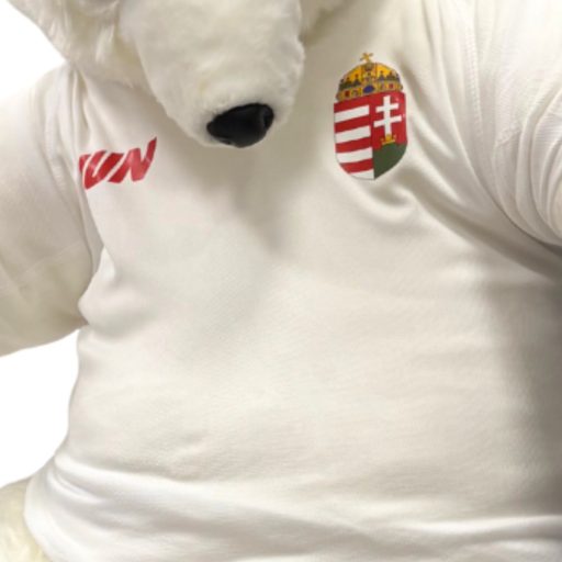 Magyarország plüss jegesmedve 70 cm