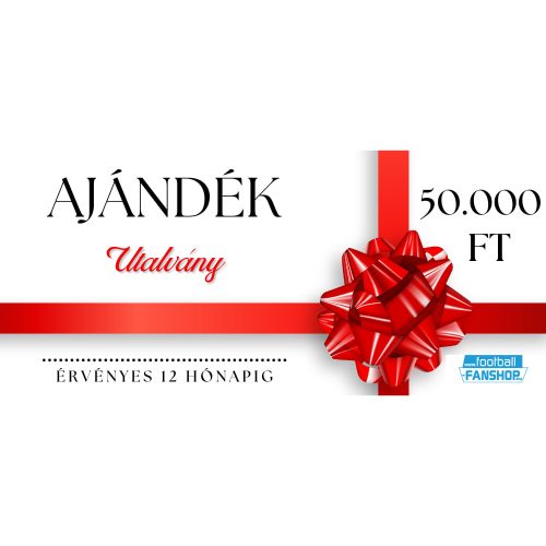 Ajándékutalvány ajándékkártya 50000
