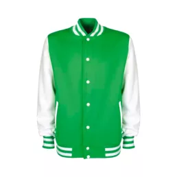 Zöld-fehér baseball jacket