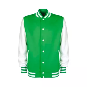 Zöld-fehér baseball jacket
